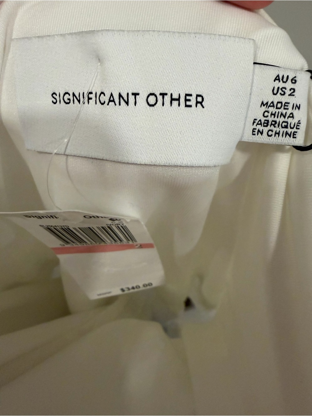 Significant Other Ariya Ruched Maxi Halter Dress Ivory size 2 NWT - Picture 10 of 13
